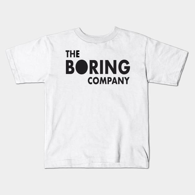 Boring Company Kids T-Shirt by NordicAmber